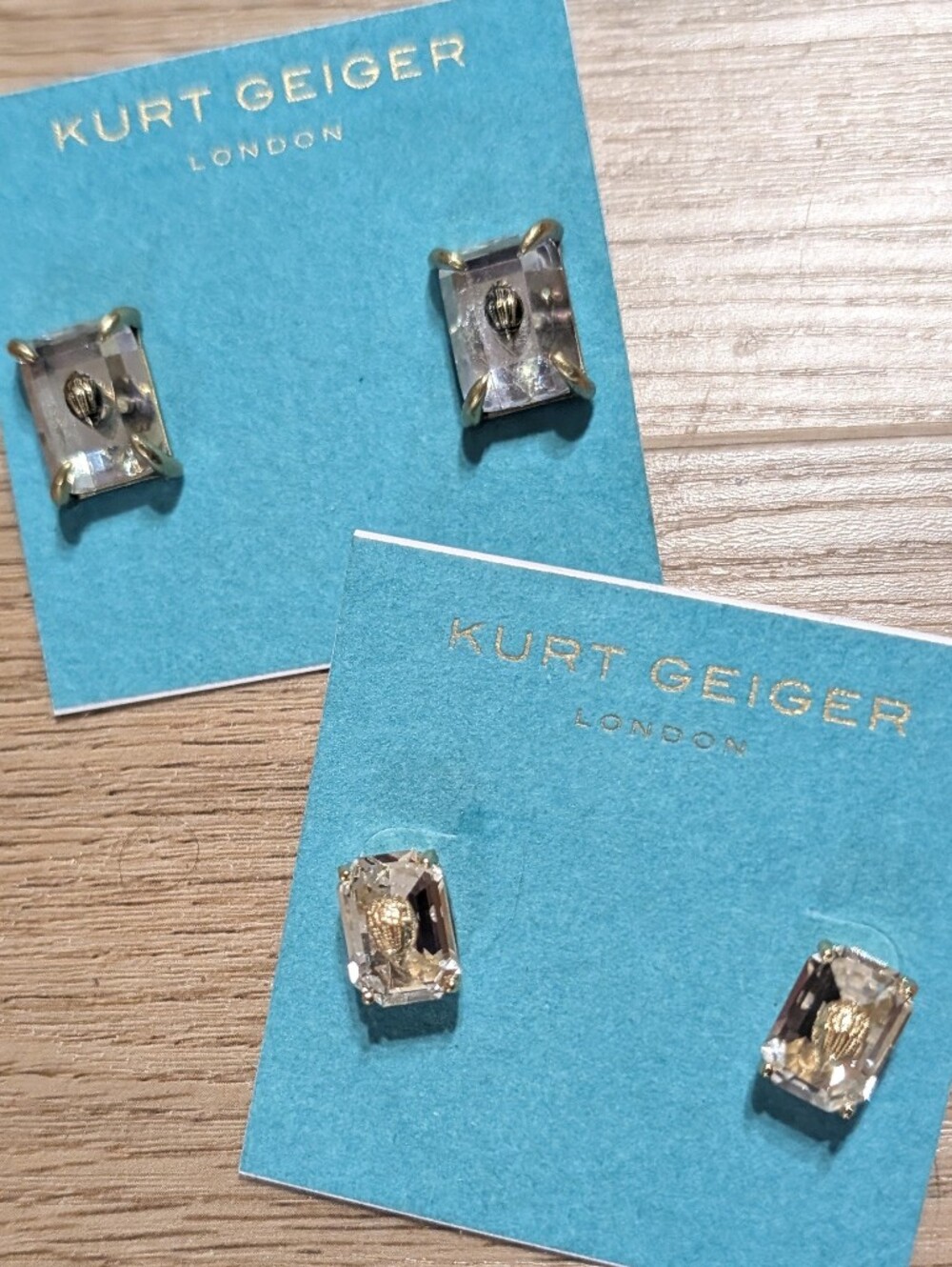 Kurt Geiger London 2 Pair Earrings Set